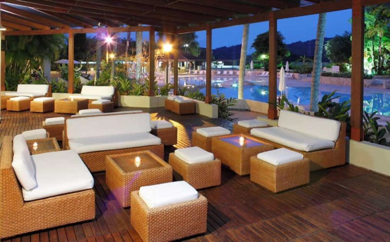 Hotel Estelar Altamira Ibagué Kültér fotó The resort's pool area